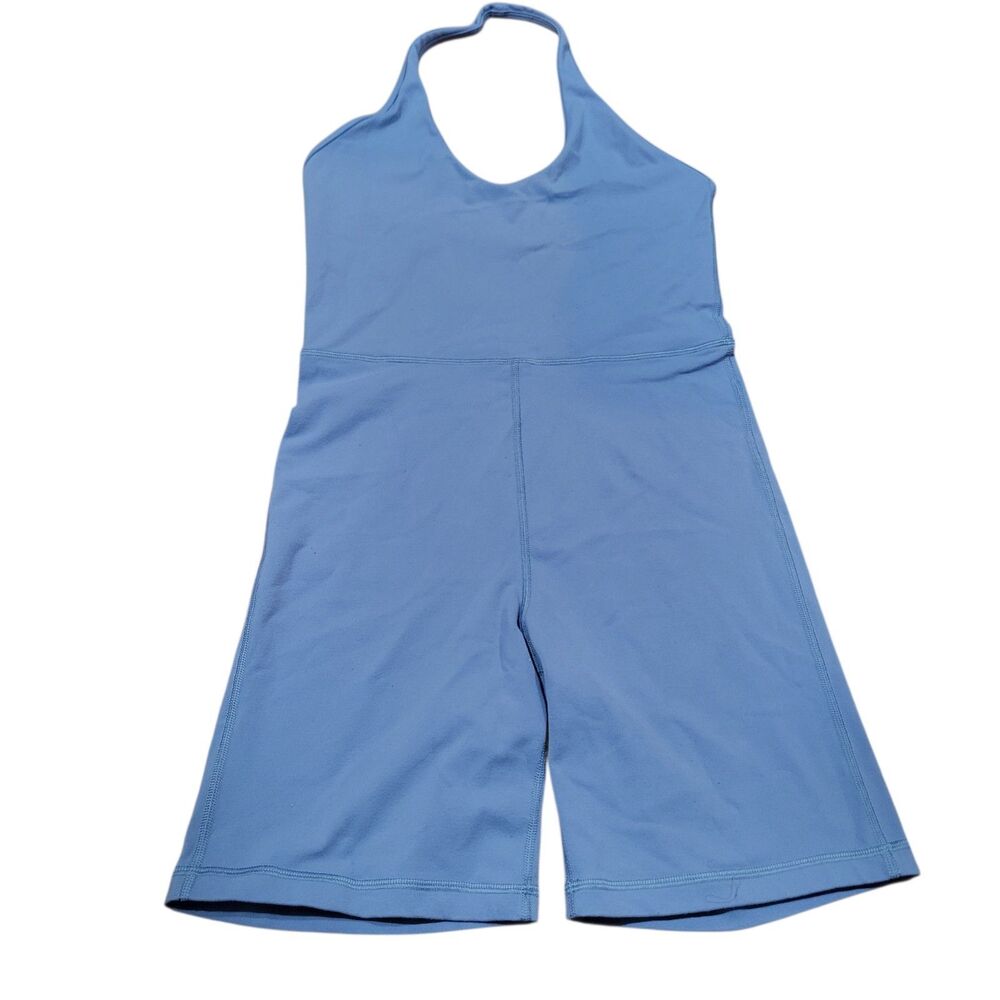 Aritzia Wilfred Free Divinity Fitted Romper Medium Aquastone Athleisure
